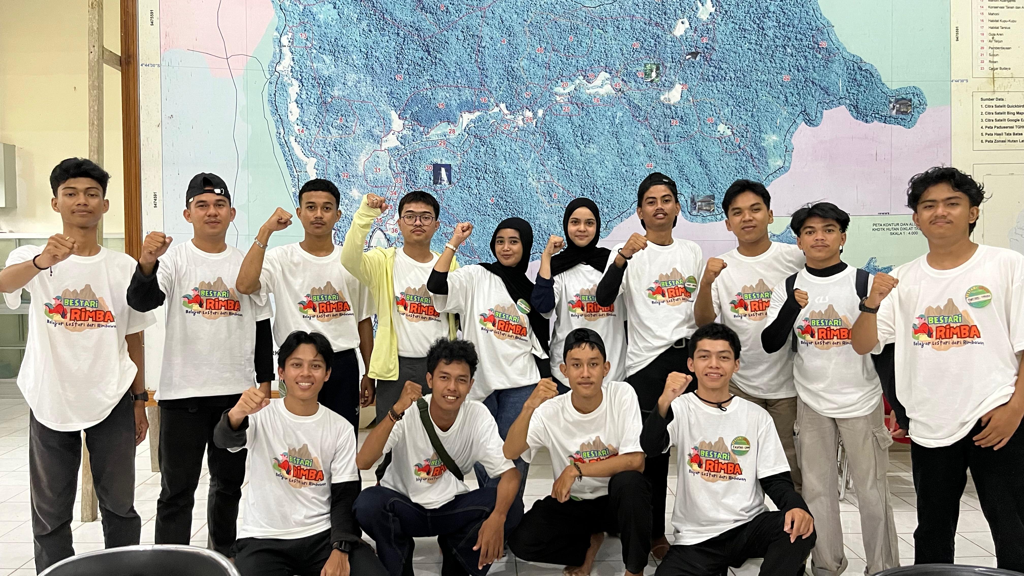 Mahasiswa Unismuh Makassar Ikuti Program BESTARI RIMBA: Eksplorasi Hutan dan Pendidikan Lingkungan