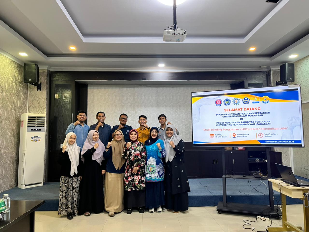 Prodi Kehutanan UIM Makassar Lakukan Studi Banding Pengembangan KHDTK ke Prodi Kehutanan Unismuh Makassar