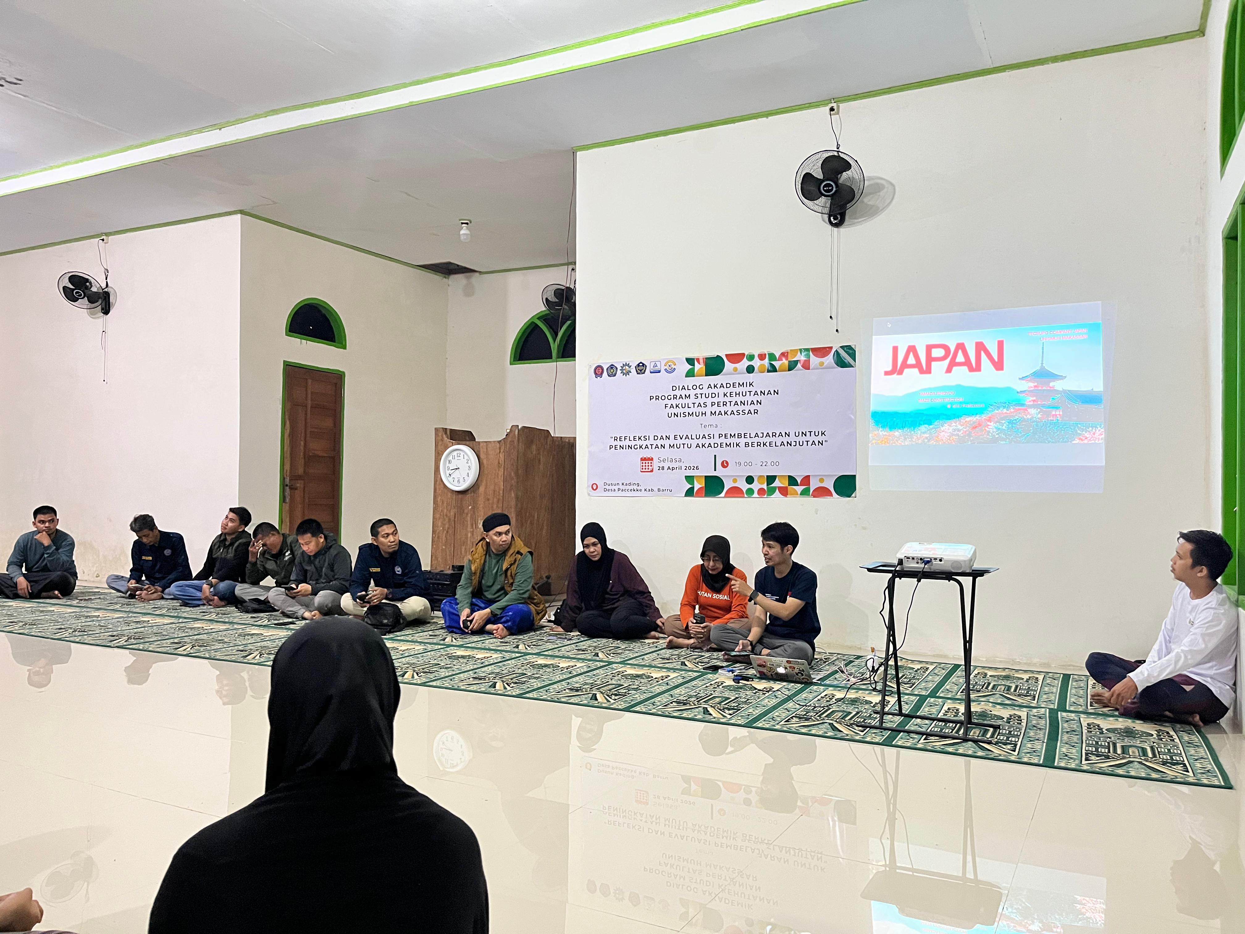 Forum Diskusi Mahasiswa Kehutanan Jadi Ruang Refleksi Akademik di Dusun Kading Barru