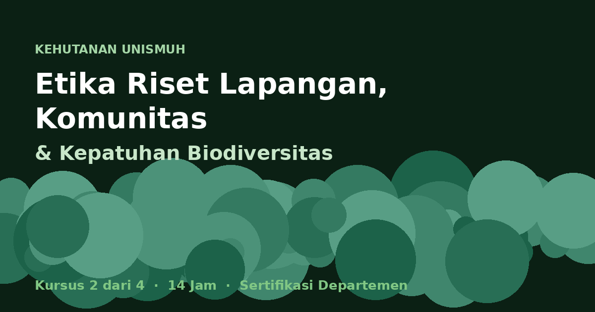 Etika Riset Lapangan, Komunitas & Kepatuhan Biodiversitas